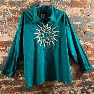 Vintage 80s *Bob Mackie* Tracksuit Jacket Top
